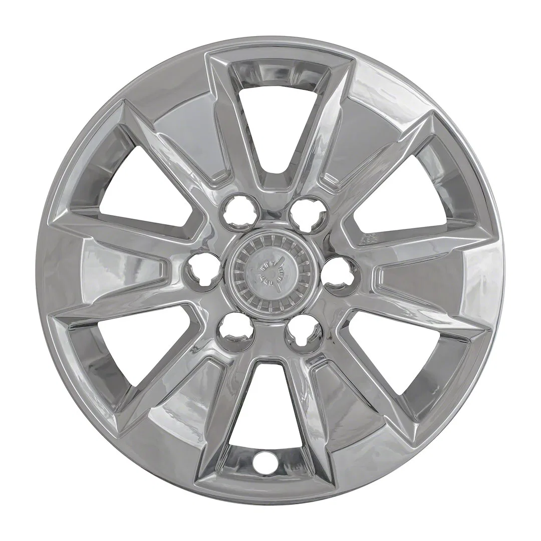 IWCIMP436X – COAST2COAST Wheel Skin, 17 Inch 6 Spokes Snap-On/Center Retention Plated Chrome ABS Plastic Set Of 4